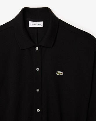 Robe polo relaxed fit en Petit Piqué