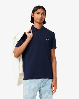 Polo regular fit en coton mélangé