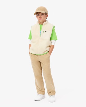 Veste polaire sans manche col montant