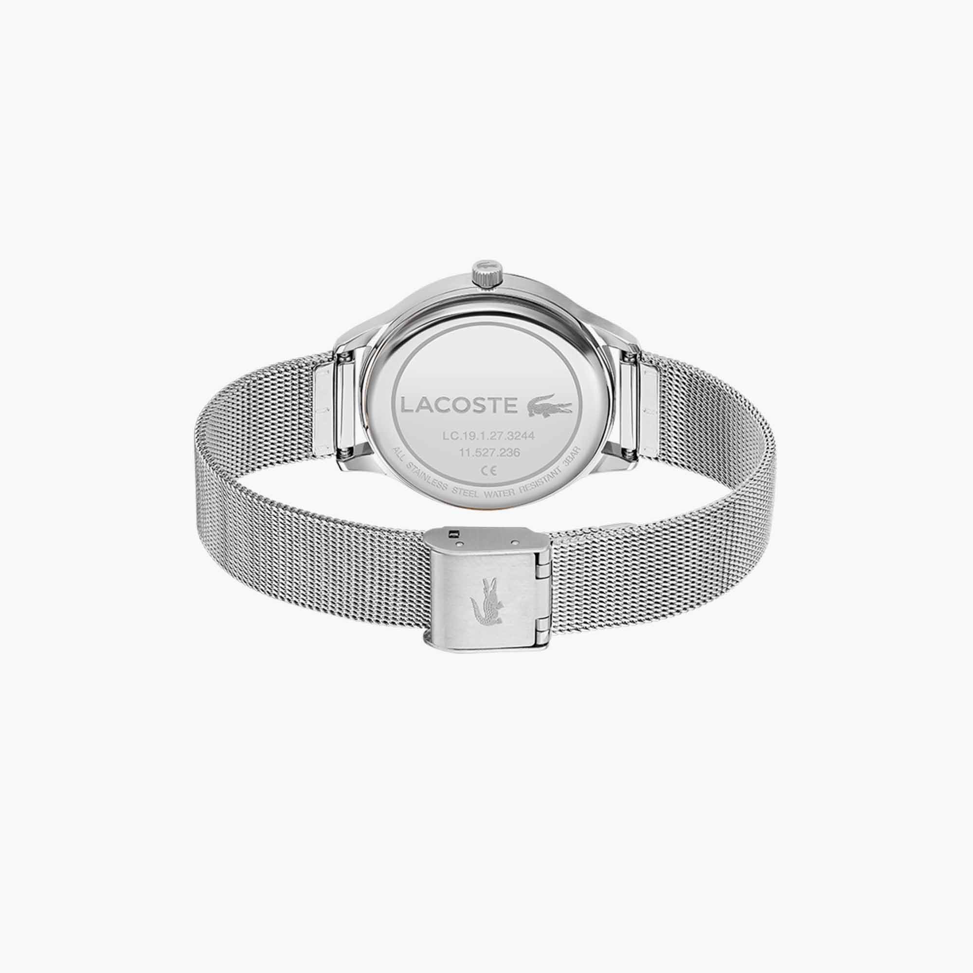 Montre Lacoste Club 3 aiguilles avec bracelet en maille milanaise argenté |  LACOSTE