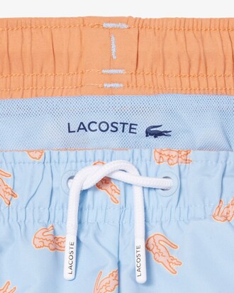 Short de bain taffetas uni