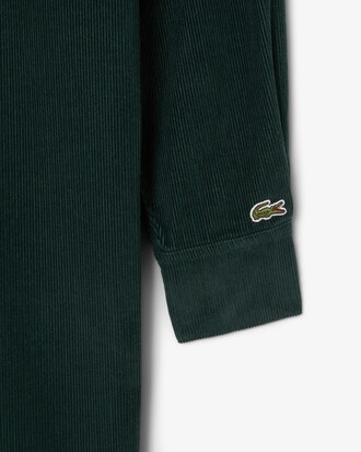 Robe polo oversize velours