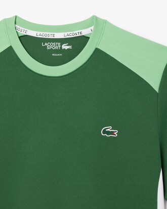 T-shirt Tennis color-block large imprimé