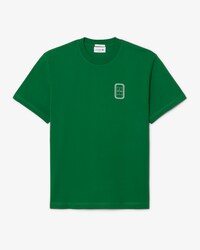 T-shirt jersey coton imprim&eacute; tennis