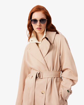 Trench-coat oversize d&eacute;perlant