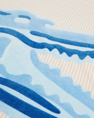Serviette de plage Croco Aquarell&eacute;