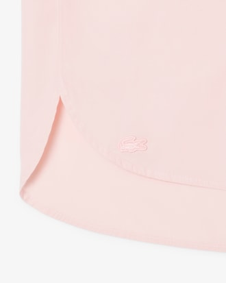 Chemise popeline badge brod&eacute;