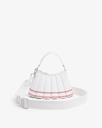 Mini sac Lenglen D&eacute;fil&eacute; en cuir rayures