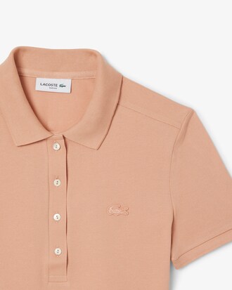 Polo L.12.D slim fit en mini piqué stretch