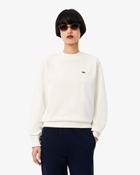 Sweatshirt relaxed fit col rond molleton