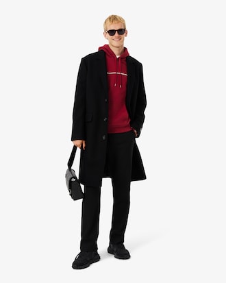 Sweatshirt classic fit bandes sigl&eacute;es