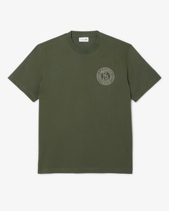 T-shirt jersey badge imprimé