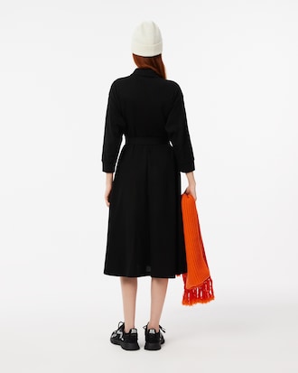 Robe polo relaxed fit en Petit Piqué
