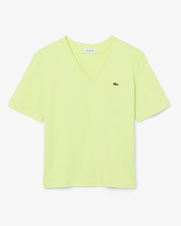 T-shirt relaxed fit coton doux col V