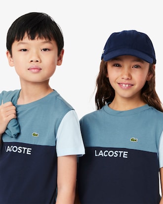T-shirt color-block coton