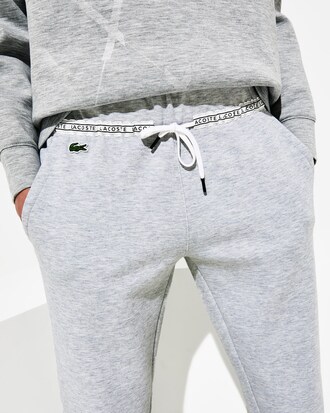 Jogging Tennis Lacoste SPORT en molleton avec ceinture signature