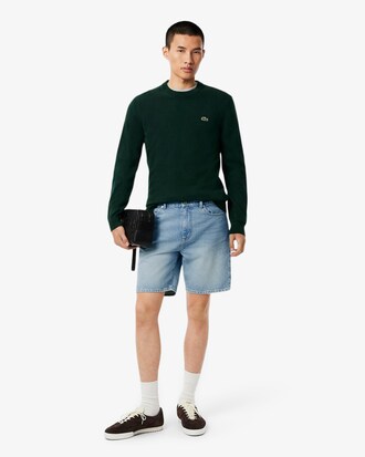 Bermuda straight fit en denim