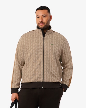 Veste de surv&ecirc;tement zipp&eacute;e Paris jacquard