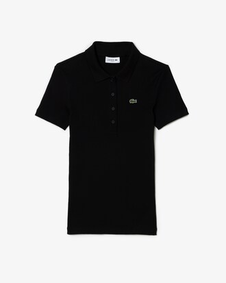 Polo L.12.D slim fit coton côtelé