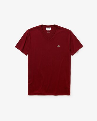 T-shirt coton Pima léger col V