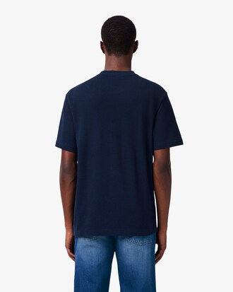 T-shirt Piqu&eacute; &eacute;pais coton et lin