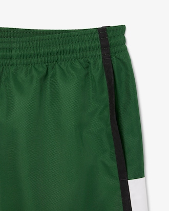 Short Tennis léger bandes color-block