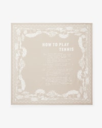 Foulard soie imprim&eacute; D&eacute;fil&eacute;