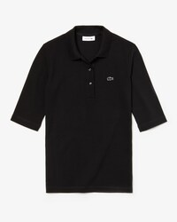 Polo classic fit Lacoste manches trois quart en petit piqu&eacute; uni