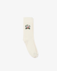 Chaussettes motif écusson jacquard