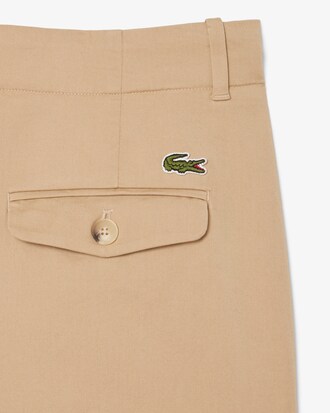 Pantalon chino wide fit gabardine stretch