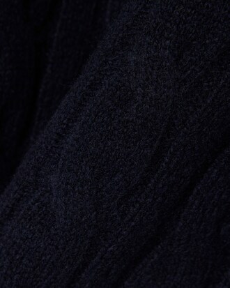 Pull torsad&eacute; en laine col rond