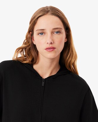 Sweatshirt d'intérieur zippé à capuche