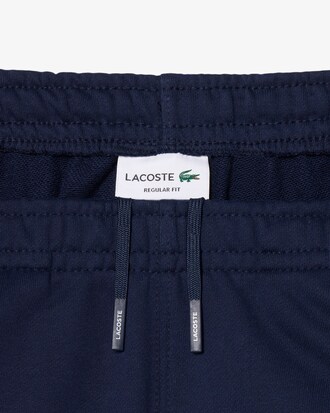 Short regular fit molleton bandes sigl&eacute;es
