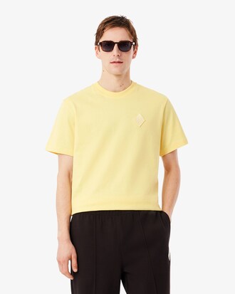 T-shirt badge coton &eacute;pais