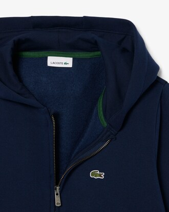 Sweatshirt zipp&eacute; &agrave; capuche mixte molleton