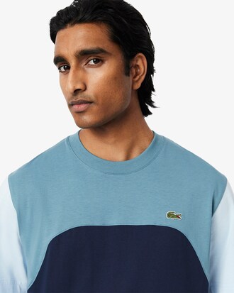 T-shirt color-block jersey de coton