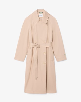 Trench-coat oversize d&eacute;perlant