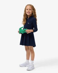 Robe manches longues en Piqué stretch