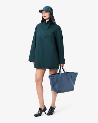 Robe courte twill oversize D&eacute;fil&eacute;
