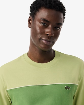 T-shirt color-block coton