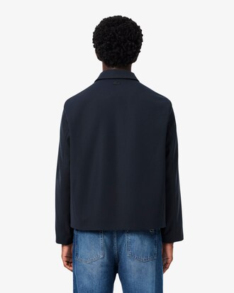 Veste twill de laine m&eacute;lang&eacute;e