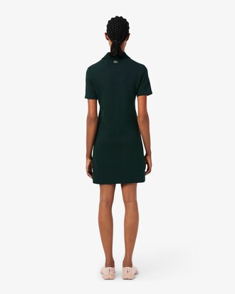 Robe col polo Piqu&eacute; badge tennis