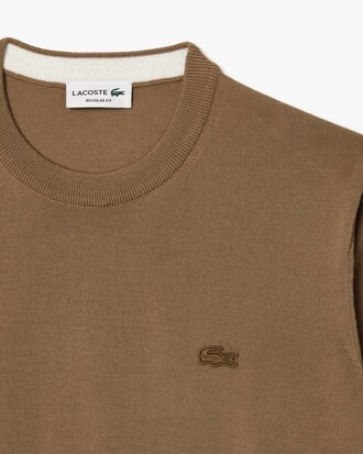 Pull en laine mérinos col rond