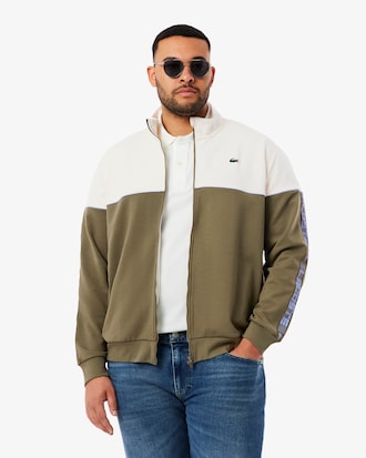 Sweatshirt zipp&eacute; Tennis color-block