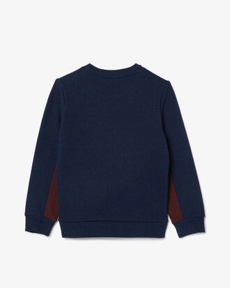 Sweatshirt molleton color-block