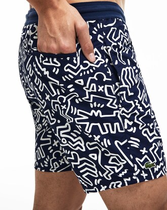 Short de bain imprim&eacute; Collab Keith Haring