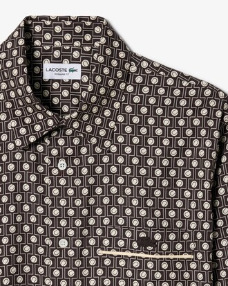 Chemise regular fit coton imprim&eacute;