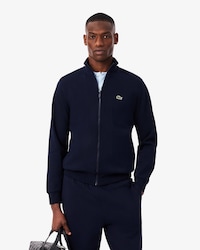 Sweatshirt zippé molleton col montant