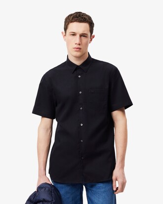 Chemise manches courtes regular fit coton