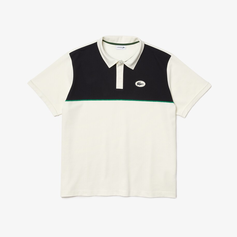 Polo Lacoste Heritage Regular Fit En Pique Stretch Grande Taille Lacoste